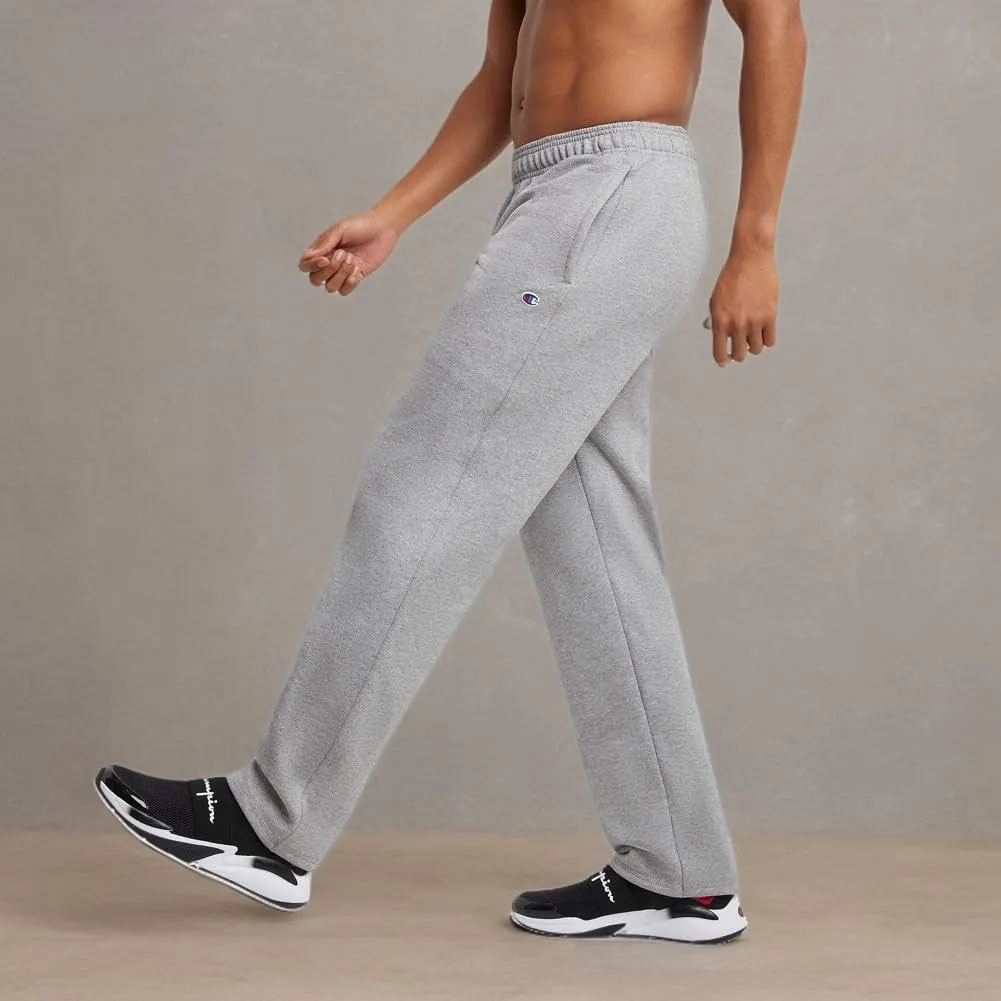 Champion Men’s Sweatpants, Powerblend, Fleece Open-Bottom Sweatpants for Men (Reg. or Big & Tall)