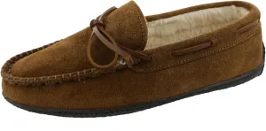 Clarks Men's Augusta Indoor Outdoor Faux Fur Slippers (8 M US, Brown Cow Suede)