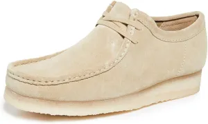 Clarks Men's Suede Wallabee Shoes, Maple, Tan, 9.5 Medium US
