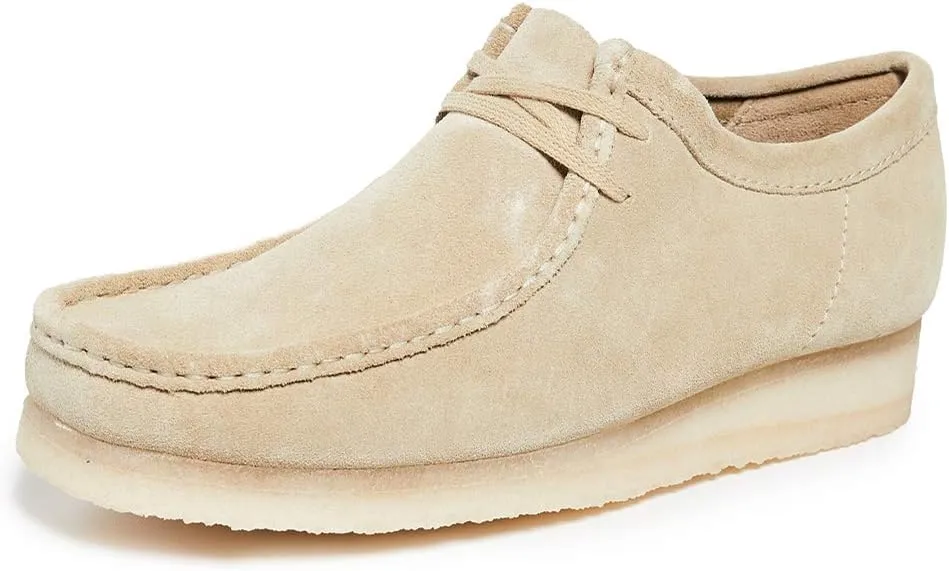 CLARKS Men's Wallabee, Maple Suede, 10 D - Medium