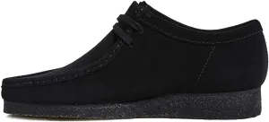 Clarks Men's Wallabee Moccasin, Black Suede, 105 M US