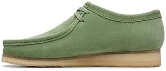 Clarks Wallabee Mens Shoes Cactus Green 26139177