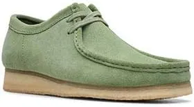 Clarks Wallabee Mens Shoes Cactus Green 26139177