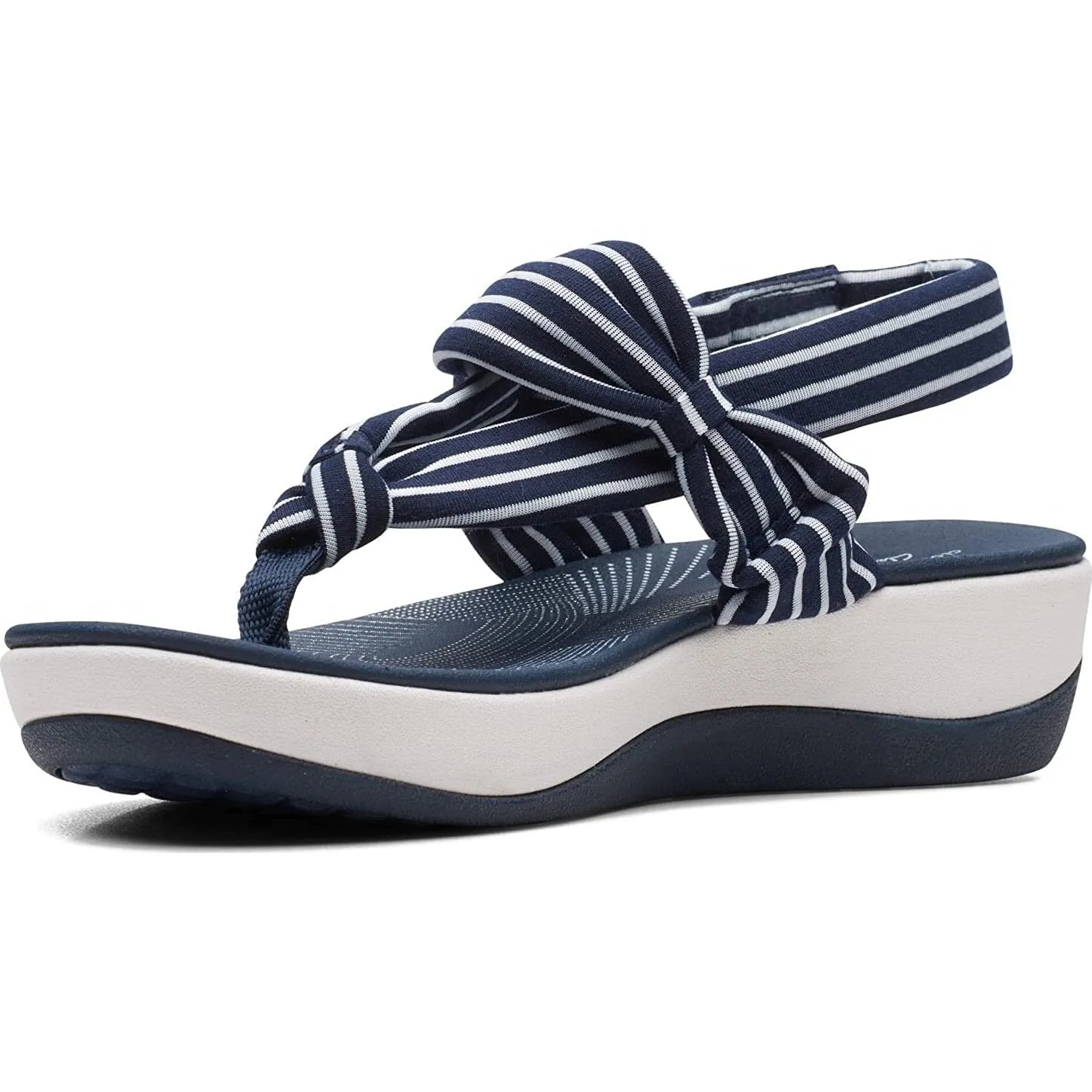 Clarks Women's Arla Nicole Navy Print