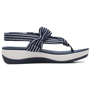 Clarks Women's Arla Nicole Navy Print