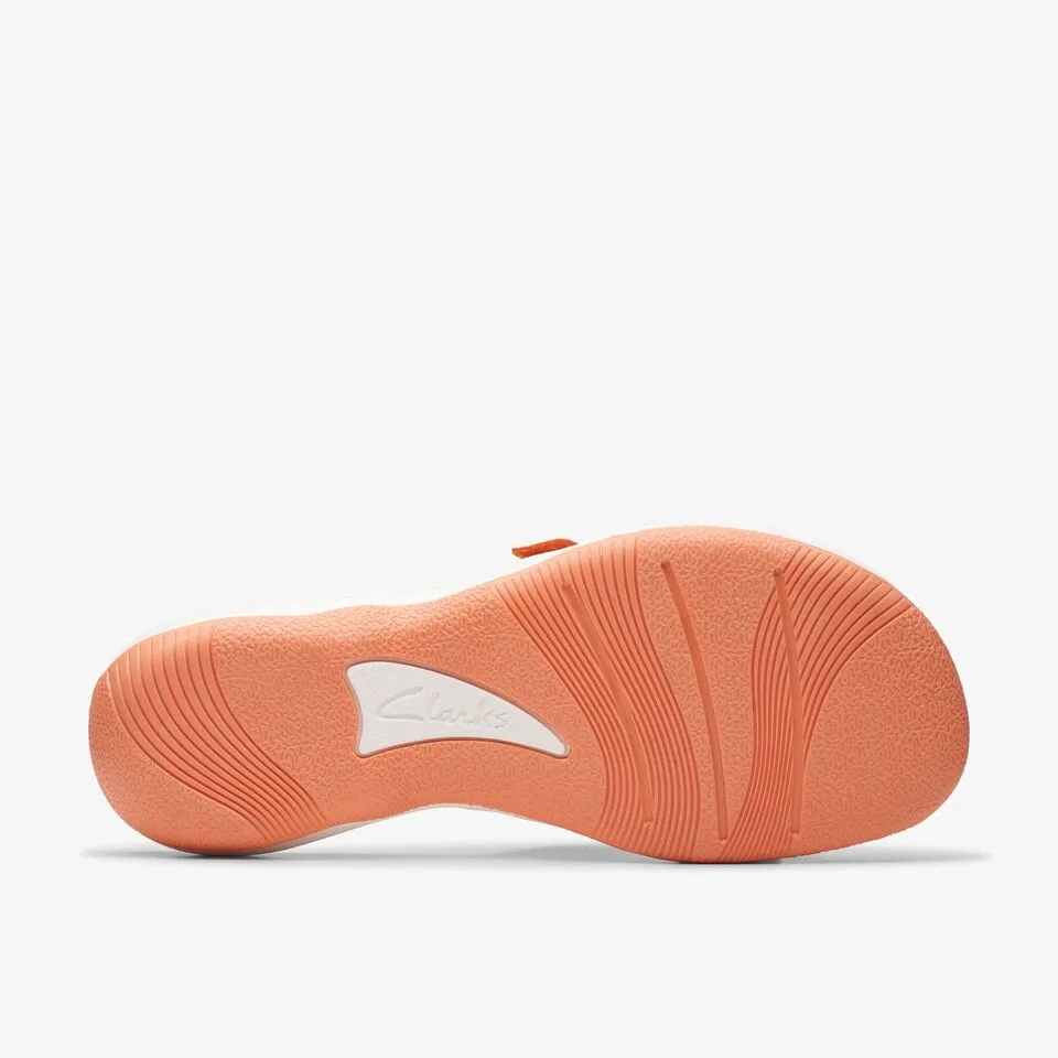 Clarks Women's Breeze Piper H Tangerine/Pop | Navy