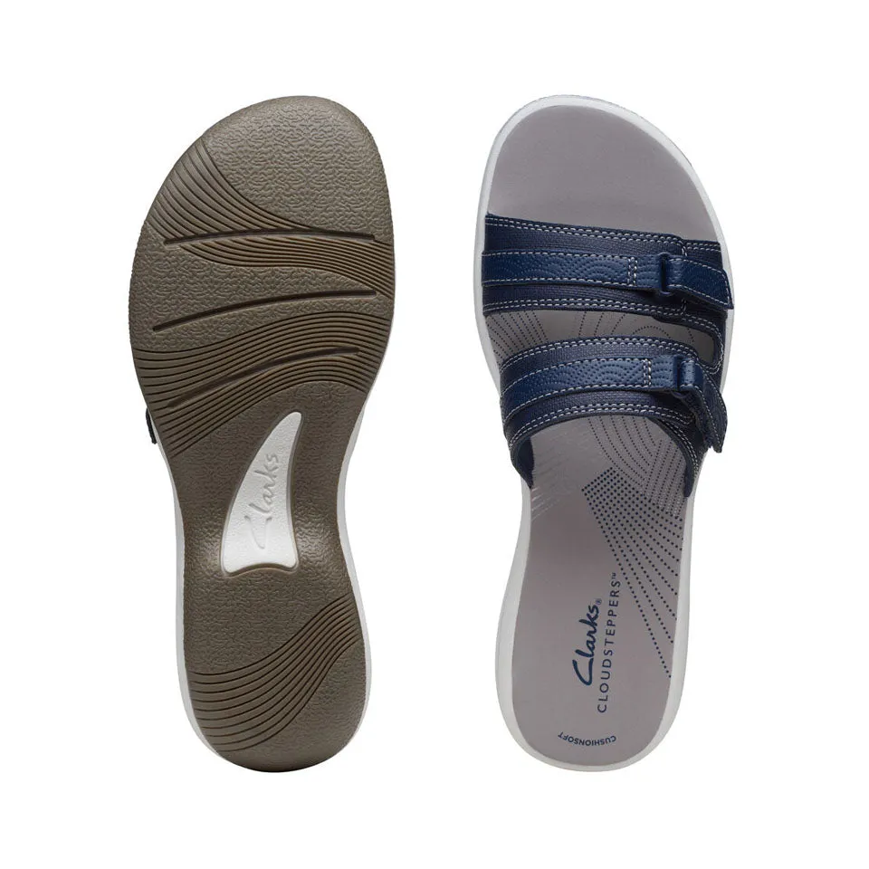 Clarks Women's Breeze Piper H Tangerine/Pop | Navy
