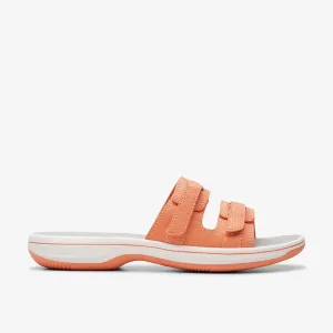 Clarks Women's Breeze Piper H Tangerine/Pop | Navy