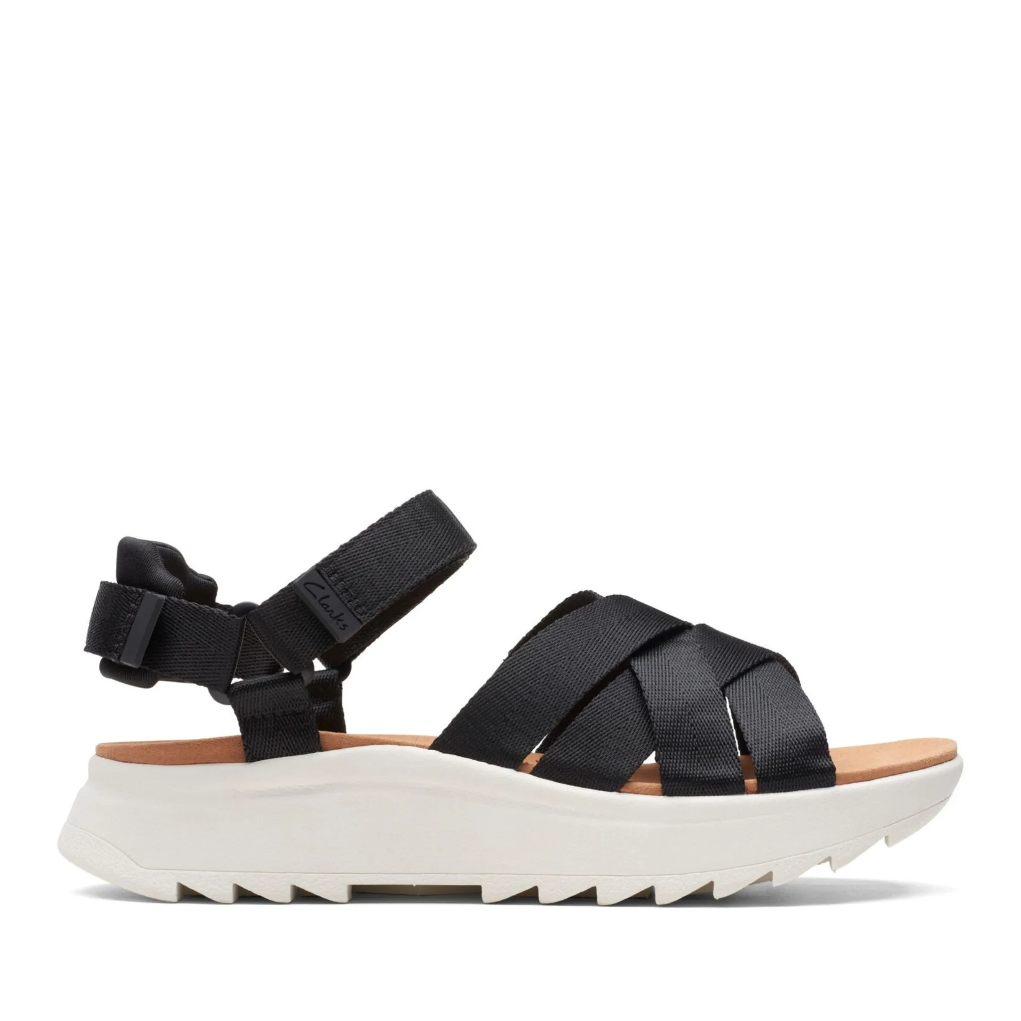Clarks Women's DashLite Cross Black | Peach Combi
