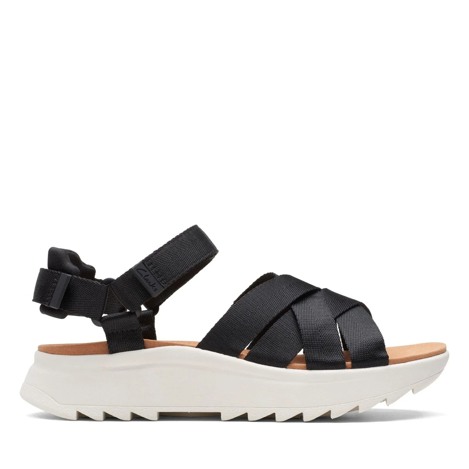 Clarks Women's DashLite Cross Black | Peach Combi