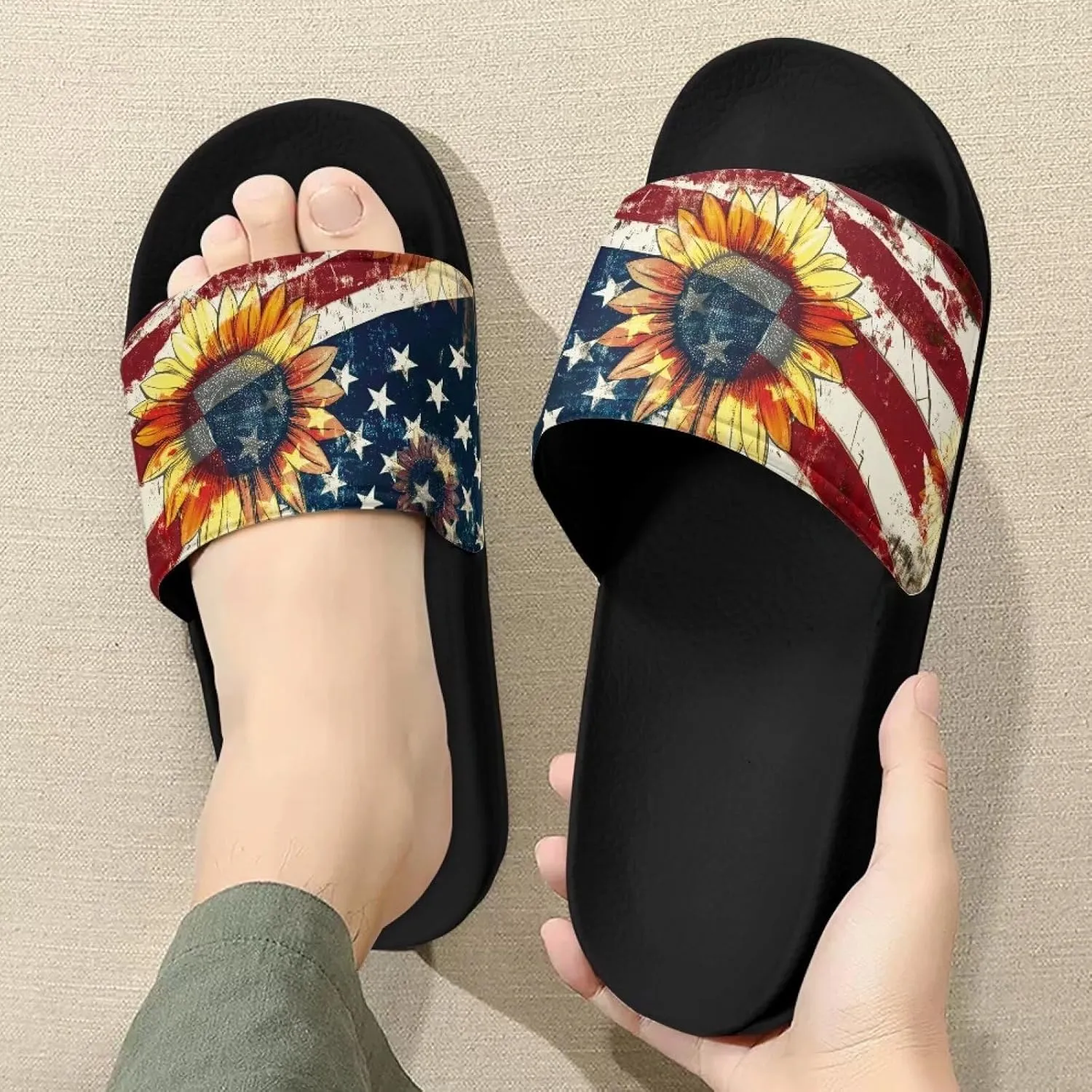 Cloud Slides for Women Slides Slippers, Non-Slip Comfort Shower Shoes, Open Toe Slides Sandals for Indoor & Outdoor
