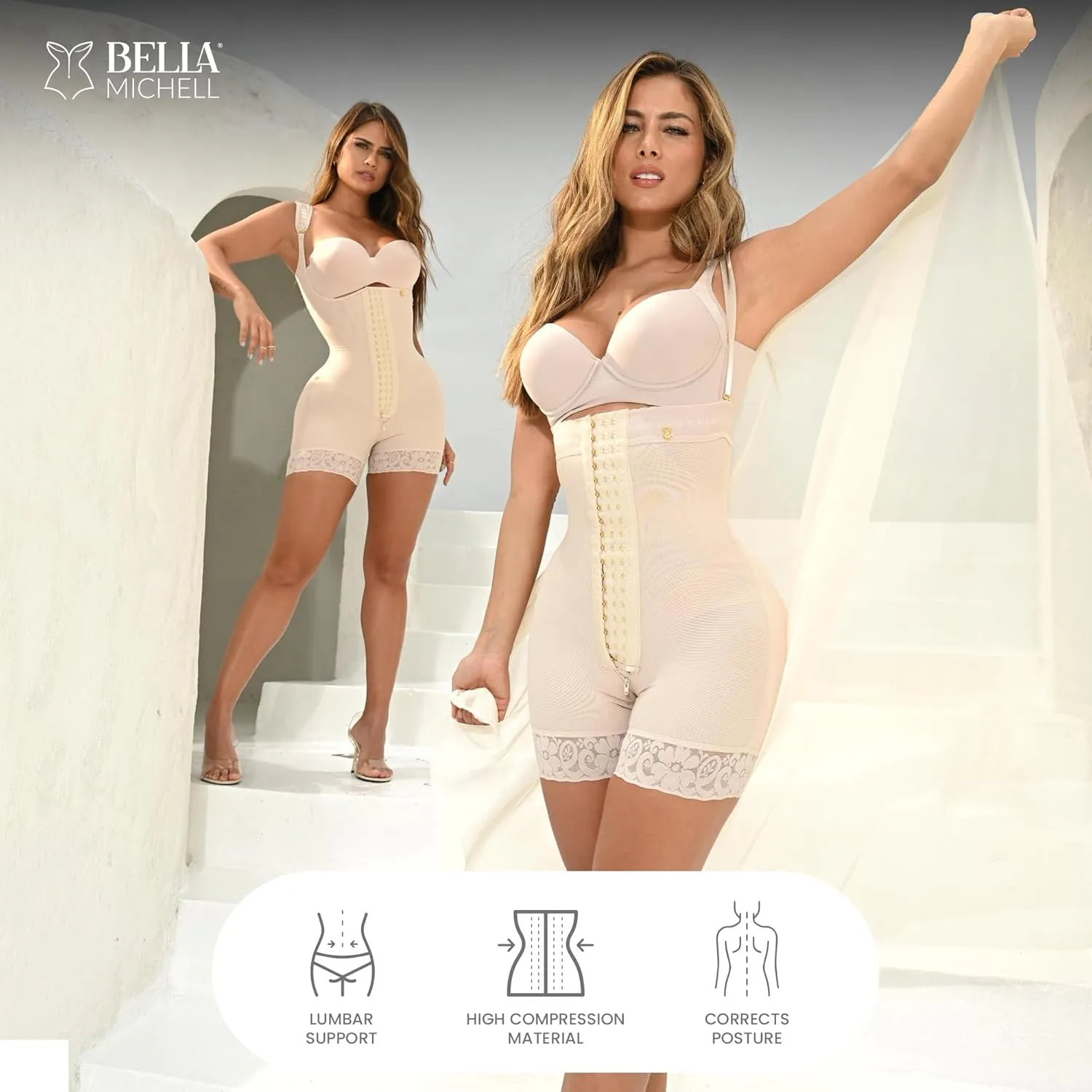 Corset Waist Trainer for Women | Chaleco Faja para Mujer, Corset Shapewear Plus Size | Tummy Control, Waist