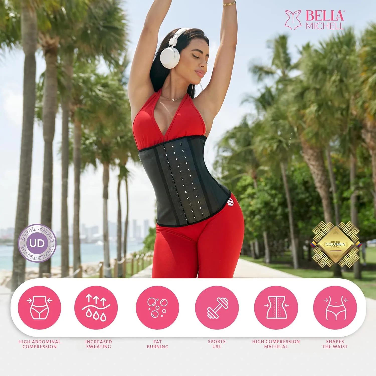 Corset Waist Trainer for Women | Chaleco Faja para Mujer, Corset Shapewear Plus Size | Tummy Control, Waist