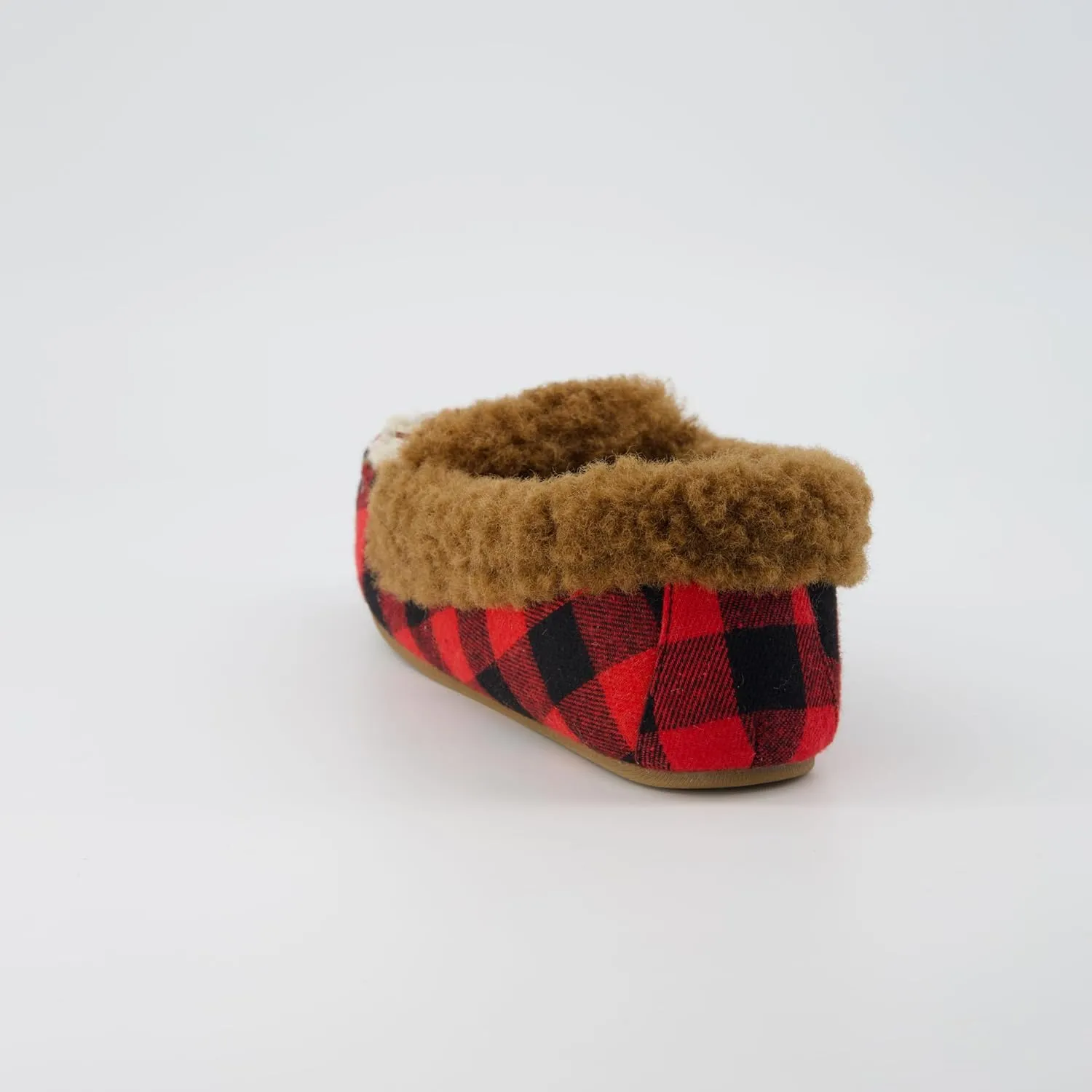 CUSHIONAIRE Stella Women's Moccasin Slippers – Faux Fur Lining, Memory Foam & Wide Widths Available