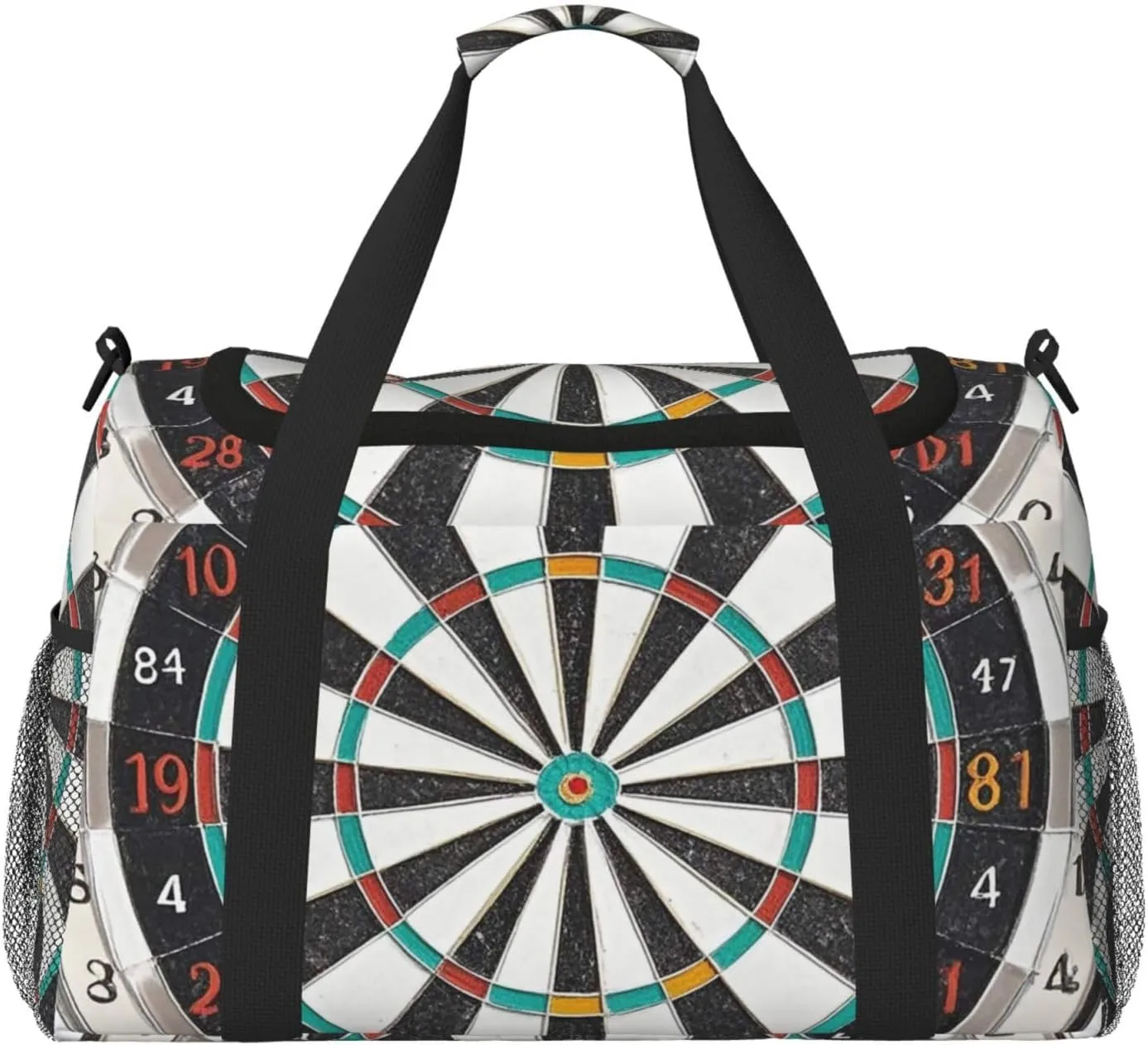 Dart Board Travel Duffel Bag Lightweight Waterproof Carry On Tote Bag Foldable Weekender Overnight Bags Sport Gym Bag For Women Men