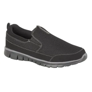 DEK Neptune Men's Lightweight Slip On Trainer Black