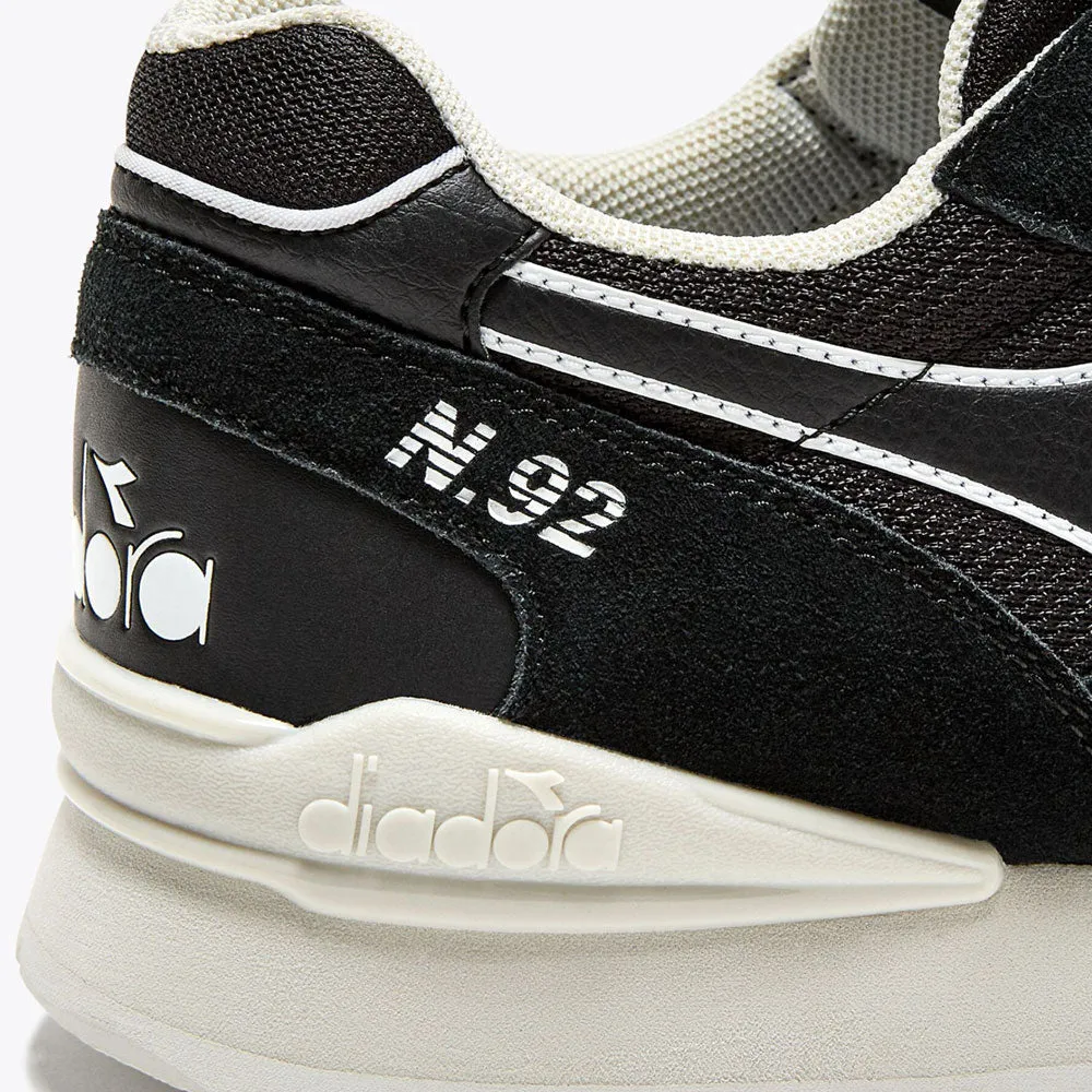 Diadora N.92 Advance Trainers Black/White