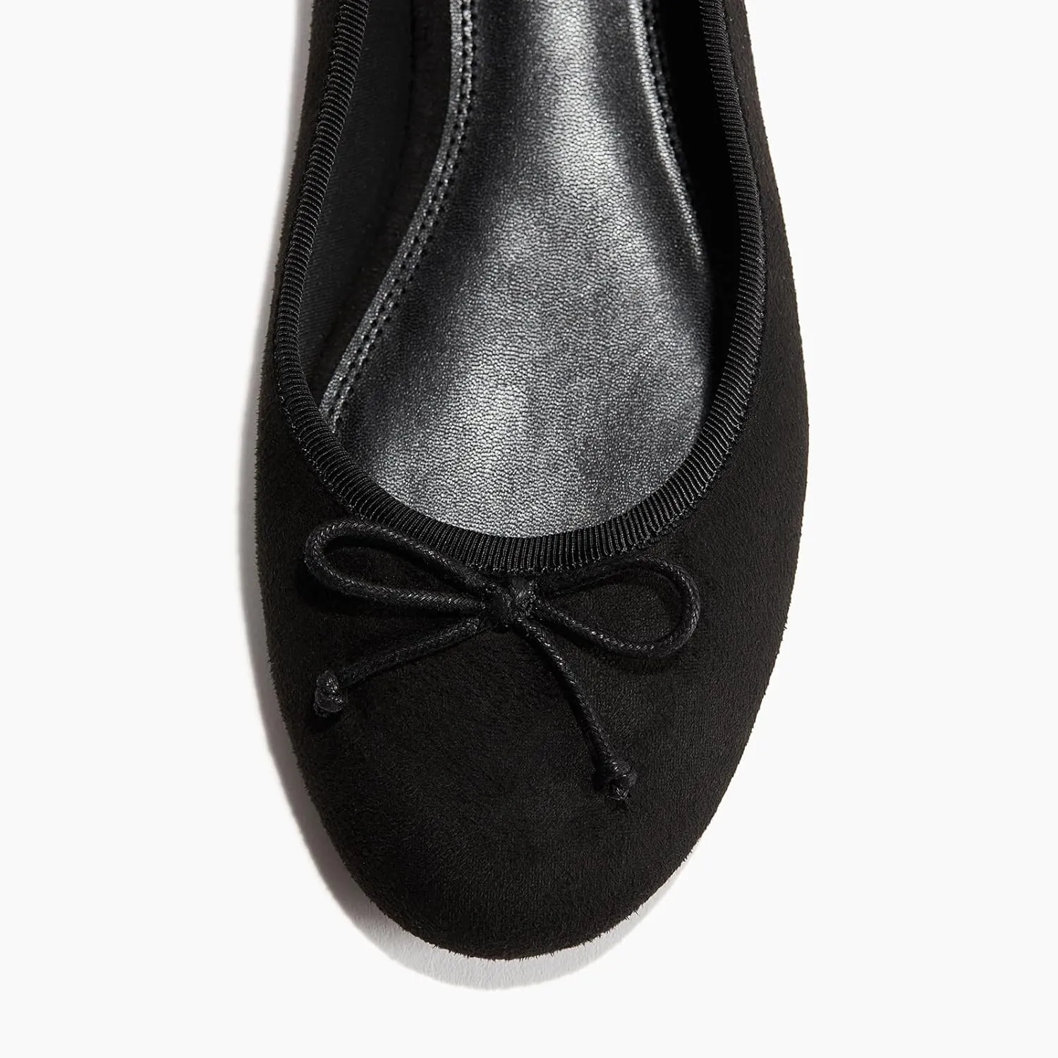 DOEYG Ballet Flats for Women Mary Janes Round Toe Low Heel Bowknot Elastic Straps Flats Shoes