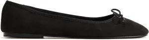 DOEYG Ballet Flats for Women Mary Janes Round Toe Low Heel Bowknot Elastic Straps Flats Shoes
