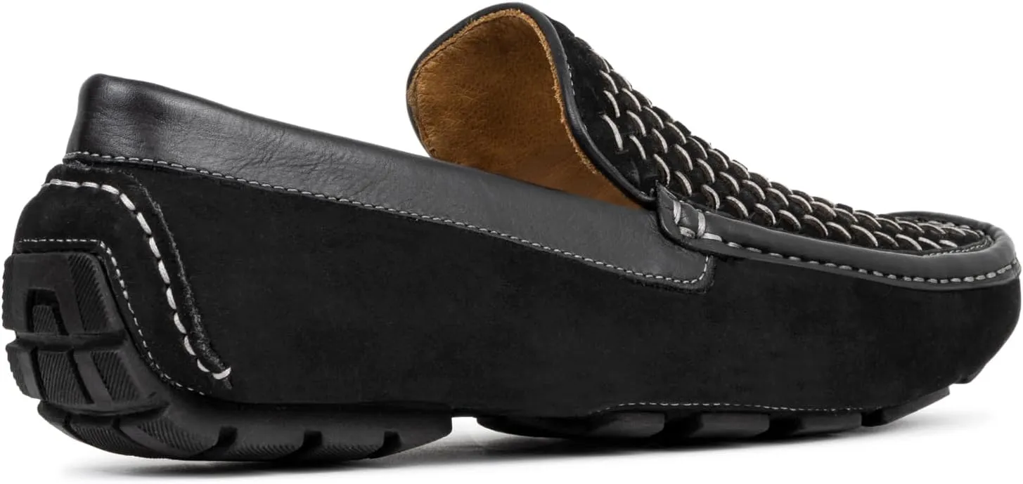 Donald Pliner Men's Damiano Woven Nubuck Driving Style Loafer