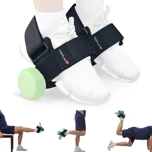 Dumbbell Foot Attachment, Tibialis Trainer, Adjustable Ankle Weights, Ankle Straps for Weight Lifting, Leg Workouts at Home for Hip Flexors, Shin Splint, Hamstring Curls, Leg extensions