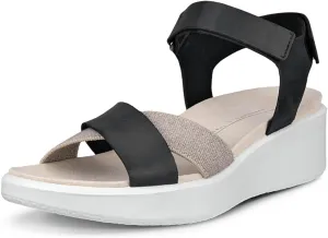 ECCO Women's Flowt Wedge Luxury Crossband Sandal