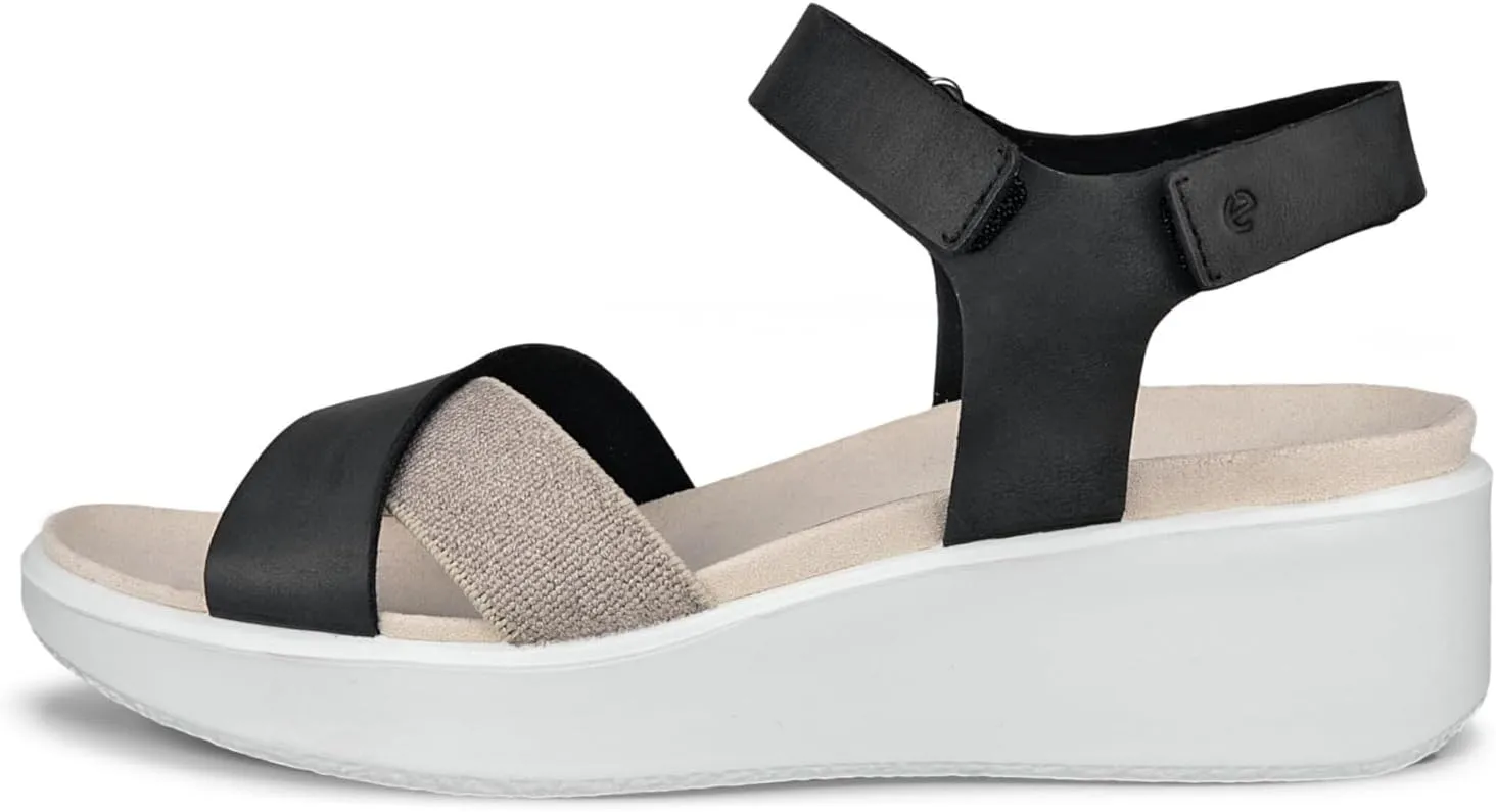 ECCO Women's Flowt Wedge Luxury Crossband Sandal