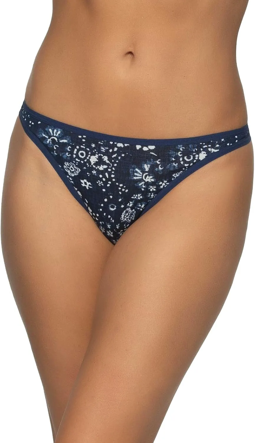 Felina | So Smooth Modal Low Rise Thong | Panties | 5 Pack
