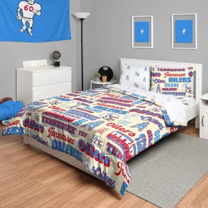 FOCO NFL Unisex-Adult NFL Team Logo Bed in a Bag Comforter Sheets Pillow Cases Bedding 5-Piece Set