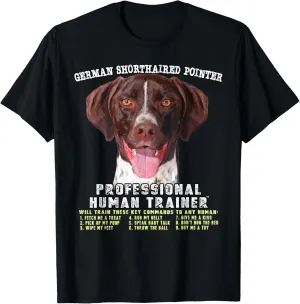 German Shorthaired Pointer Professional Human Trainer T-Shirt