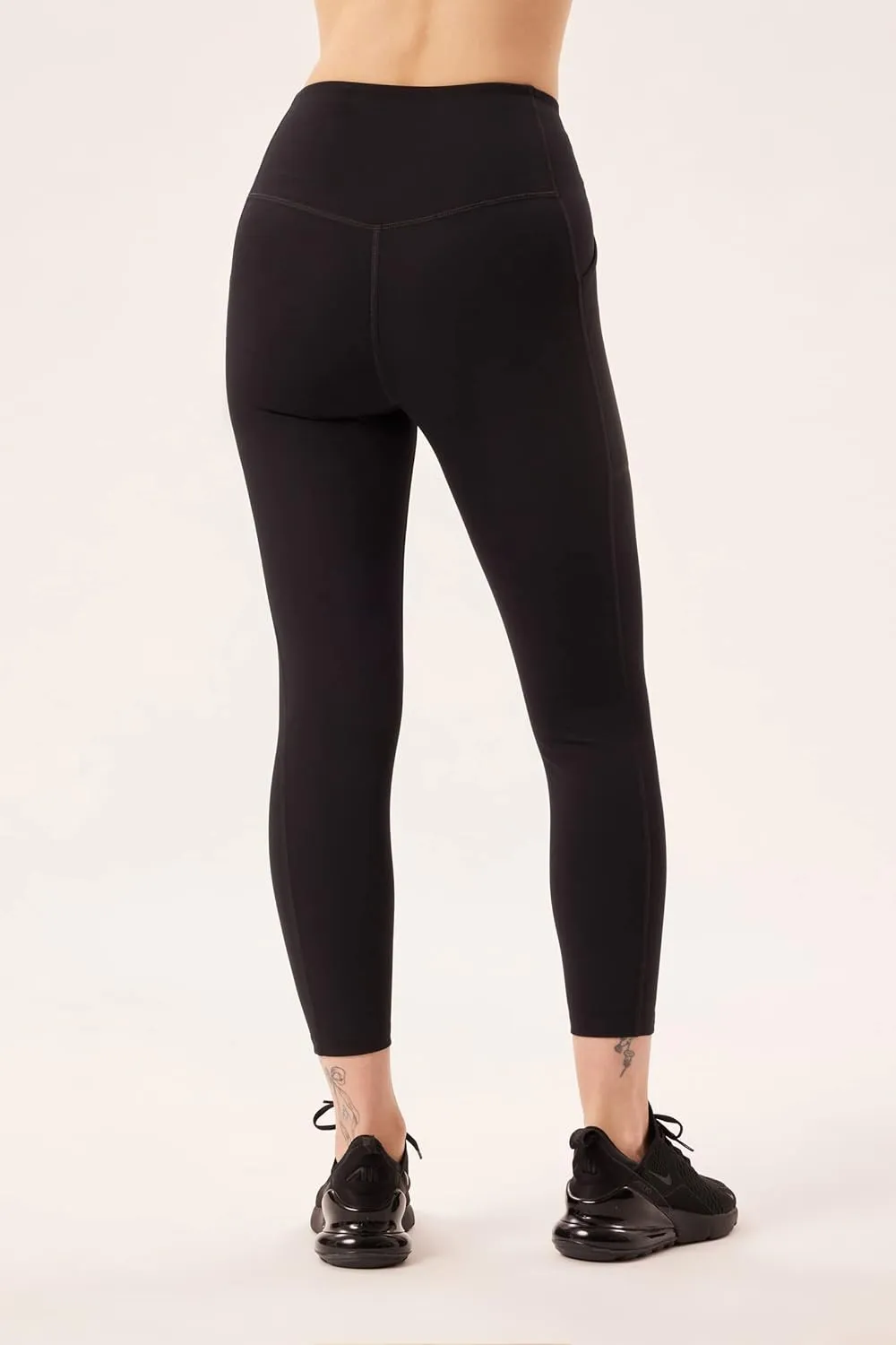 Girlfriend Collective Compression Pocket Leggings for Women, High Rise Waist Pants for Yoga Workout Plus Size 23 3/4" Inseam