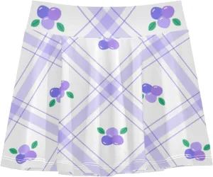 Girls Skorts Active Athletic Skirts with Inner Built-in Shorts for Golf Tennis 3-12T Camouflage Red
