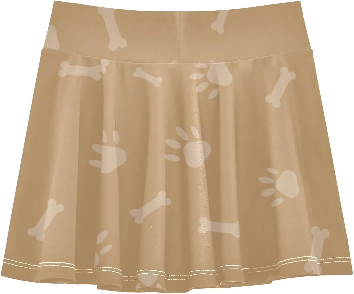 Girls Skorts Active Athletic Skirts with Inner Built-in Shorts for Golf Tennis 3-12T Violet Flowers Purple