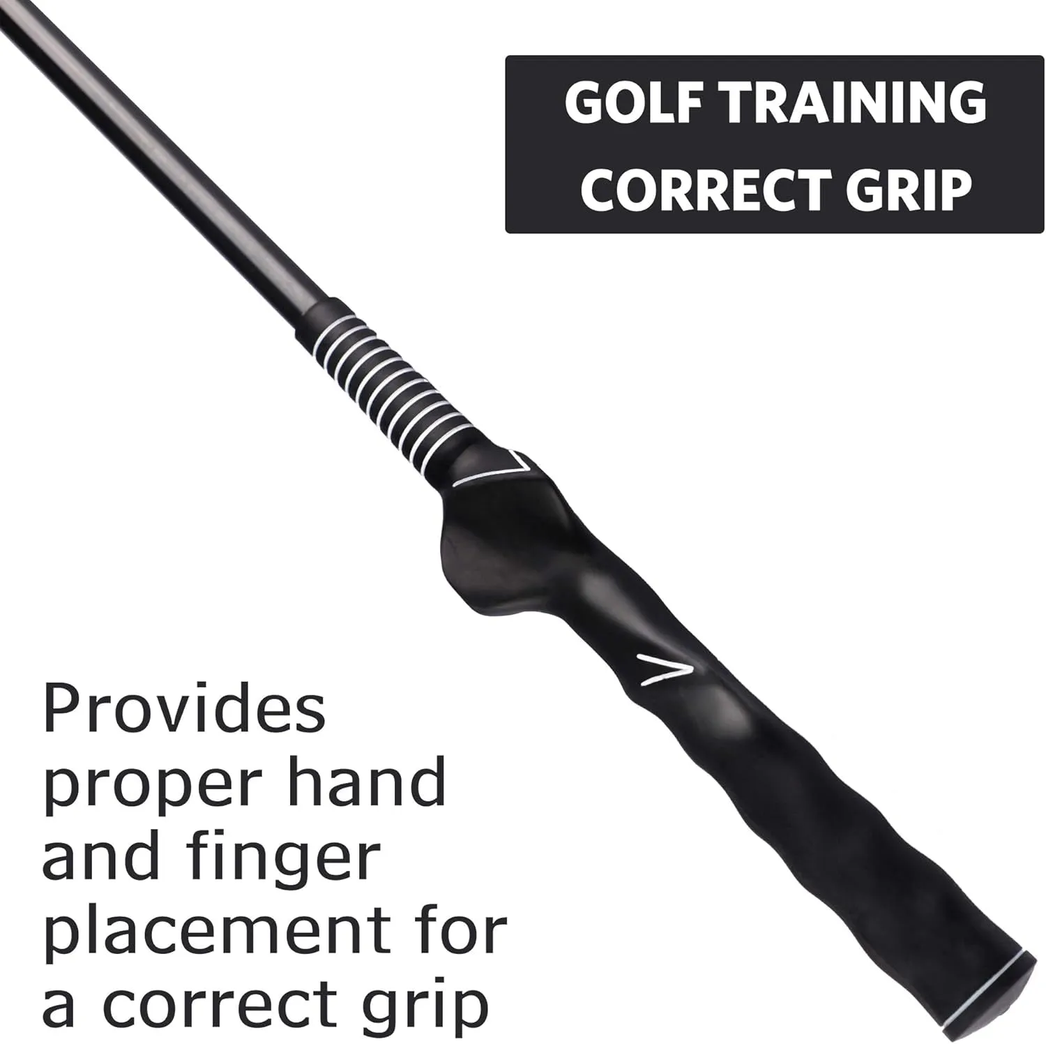 Golf Swing Trainer Aid - Golf Training Aid with Golf Grip Trainer Golf Training Equipment Power Flex Golf Swing Training Aid for Strength,Balance, and Tempo Golf Swing Speed Trainer