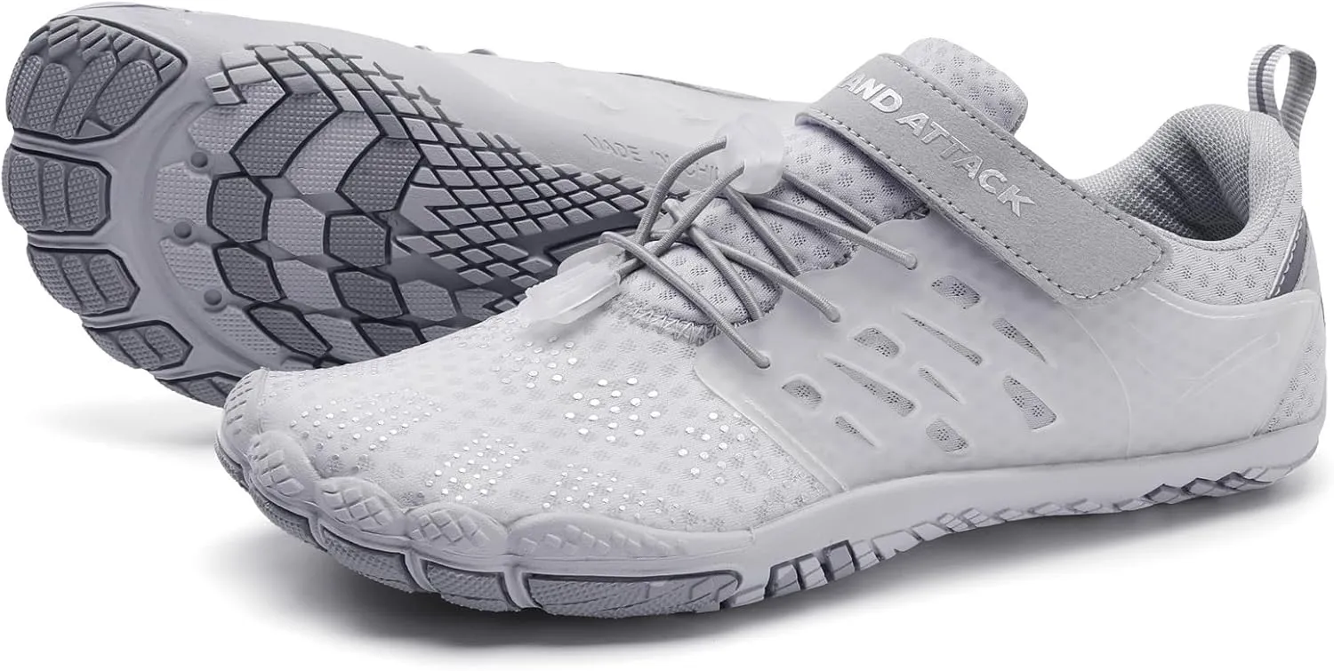 Grand Attack Barefoot Shoes Women Minimalist Zero Drop Lightweight Cross-Trainer for Wrestling Boxing Weightlifting Walking Shoes