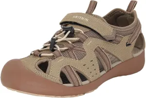 GRITION Mens Outdoor Hiking Sandals Summer Beach Closed Toe Water Sandal Waterproof Comfortable Fisherman Adventures Sport Athletic Walking Traveling Shoes Sandles