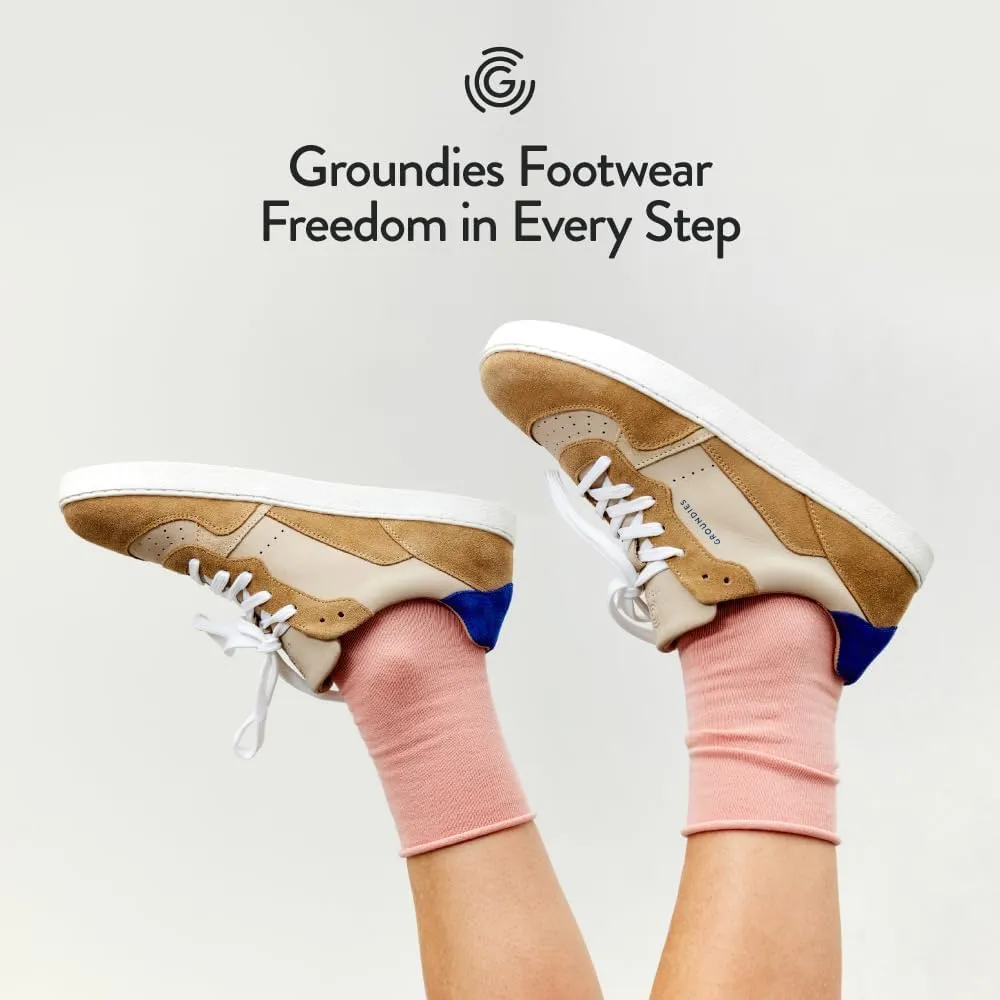 GROUNDIES Nova Barefoot Shoes for Women - Trainer Sneakers for Women with Foot-Friendly Wide Toe Box, Neutral Footbed, and Non Slip Zero Drop Outsole