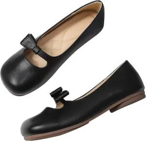 Hee grand Retro Mary Jane Shoes for Women Cute Square Toe Buckle Ballet Flats Leather Dress Flats Soft Work Flats