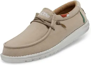 Hey Dude Men's Wally Wash | Men’s Shoes Lace Up Loafers Comfortable & Light-Weight