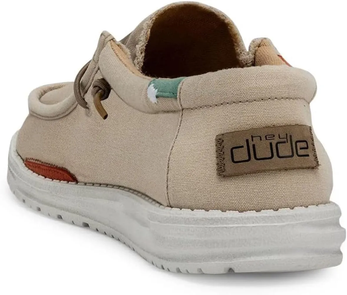 Hey Dude Men's Wally Wash | Men’s Shoes Lace Up Loafers Comfortable & Light-Weight
