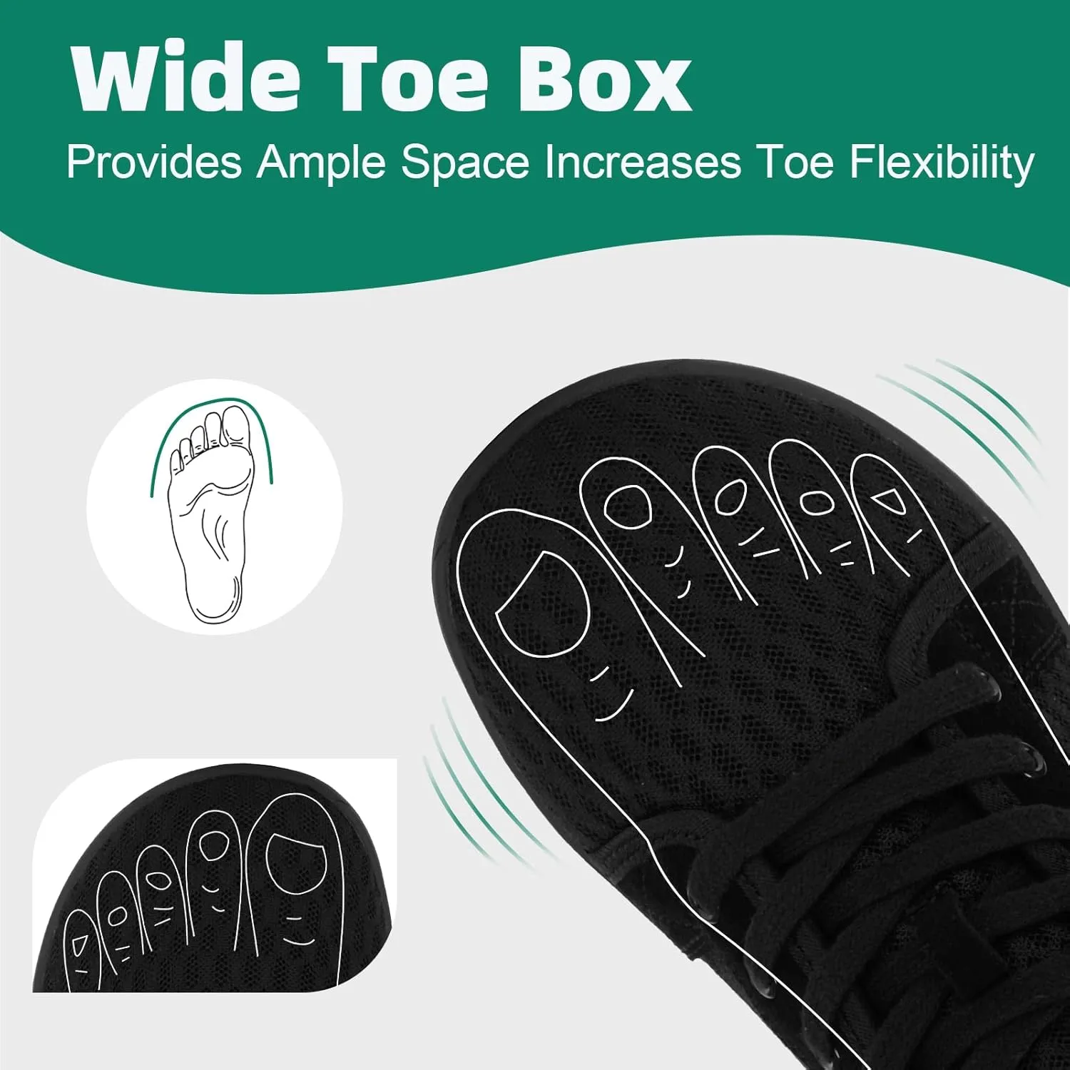 Hike Barefoot Shoes Men Women Wide Toe Minimalist Cross Trainer Walking Shoes Zero Drop Sole Trail Running Sneakers