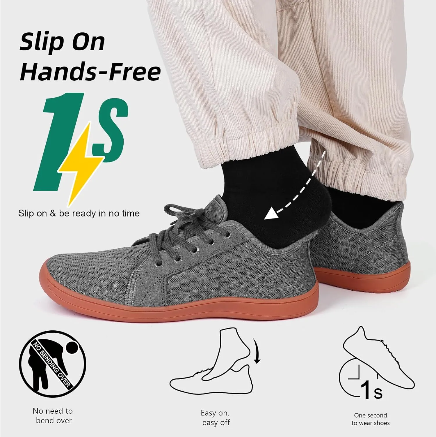 Hike Barefoot Shoes Men Women Wide Toe Minimalist Cross Trainer Walking Shoes Zero Drop Sole Trail Running Sneakers