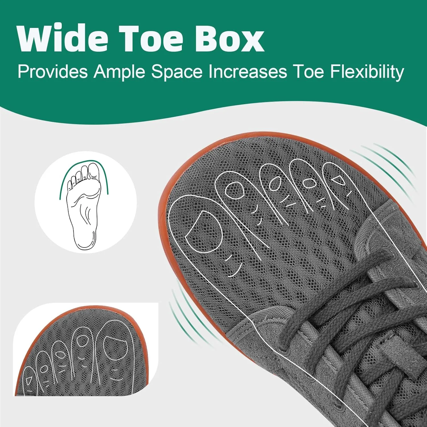 Hike Barefoot Shoes Men Women Wide Toe Minimalist Cross Trainer Walking Shoes Zero Drop Sole Trail Running Sneakers