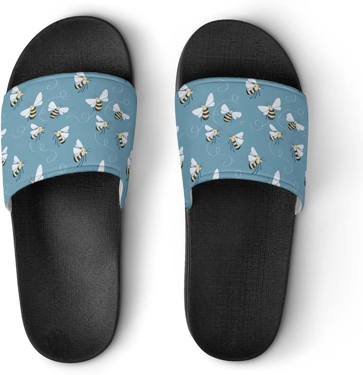 Honey Bee Slippers for Women Rubber Slides Womens Sandal Slippers