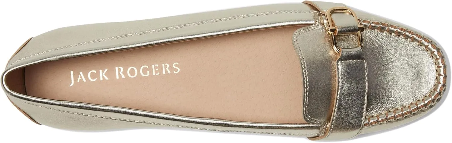 Jack Rogers Women's Hanover Hardware Moccassin-Leather Moccasin