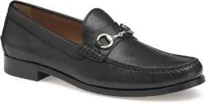 Johnston & Murphy Men’s Baldwin Bit Shoes – Men’s Dress Shoes, Leather Moccasin Shoes, Dress Shoes for Men, Durable Rubber Sole & Brushed Nickel Hardware, Men’s Loafers
