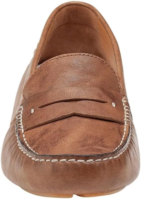 Johnston & Murphy Women's Maggie Penny Blue Moccasin