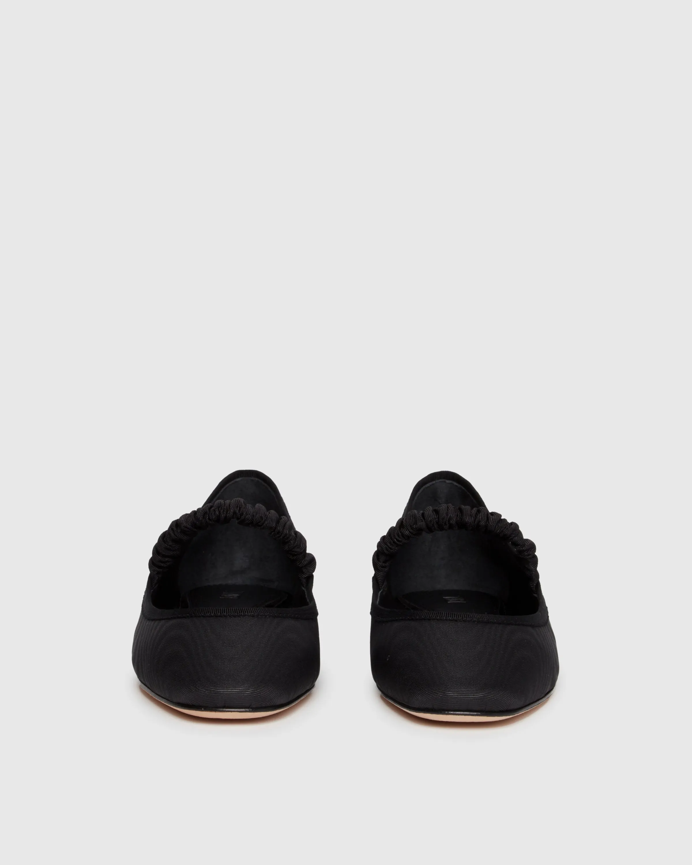 Jolie Flat - Black Leather
