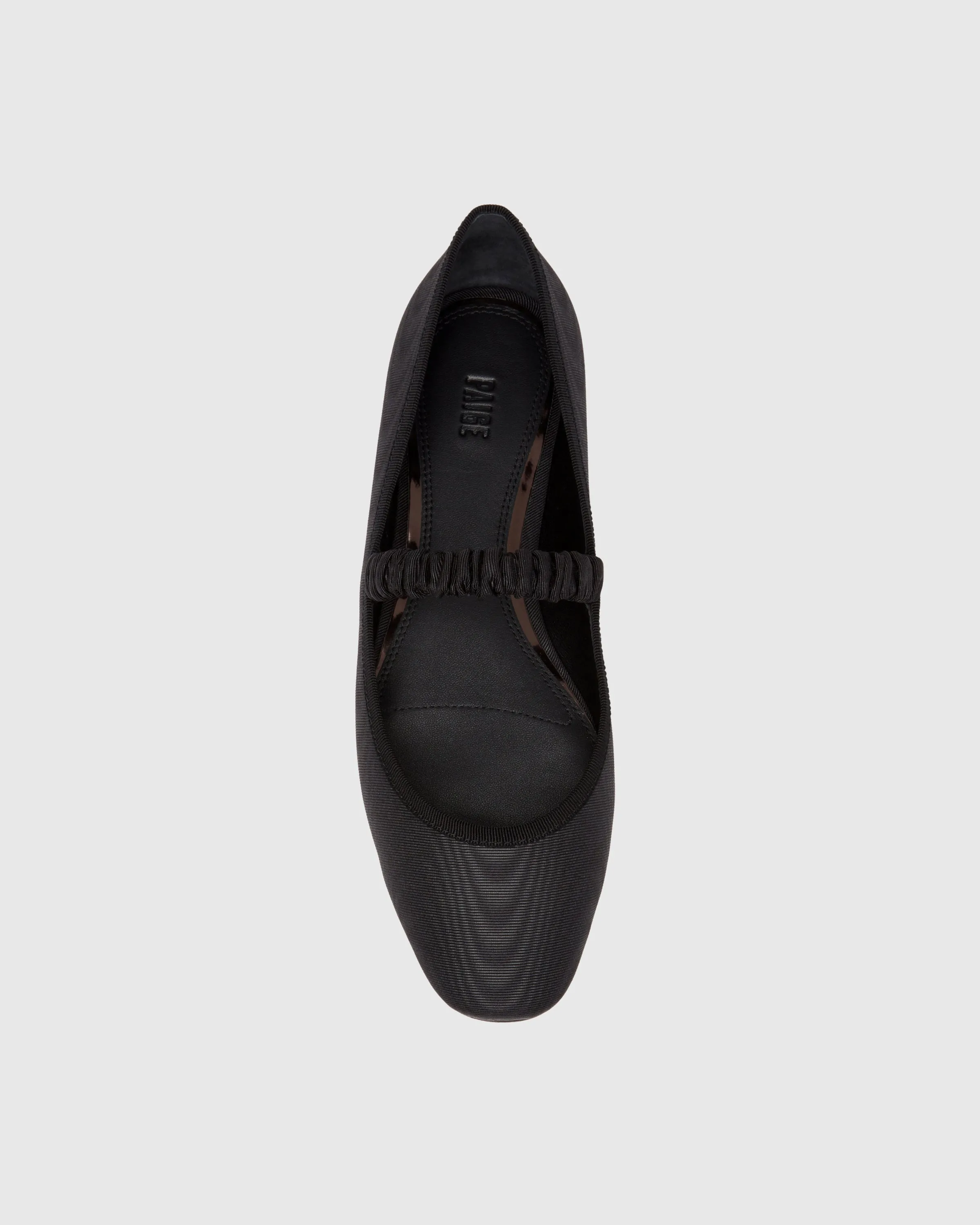 Jolie Flat - Black Leather