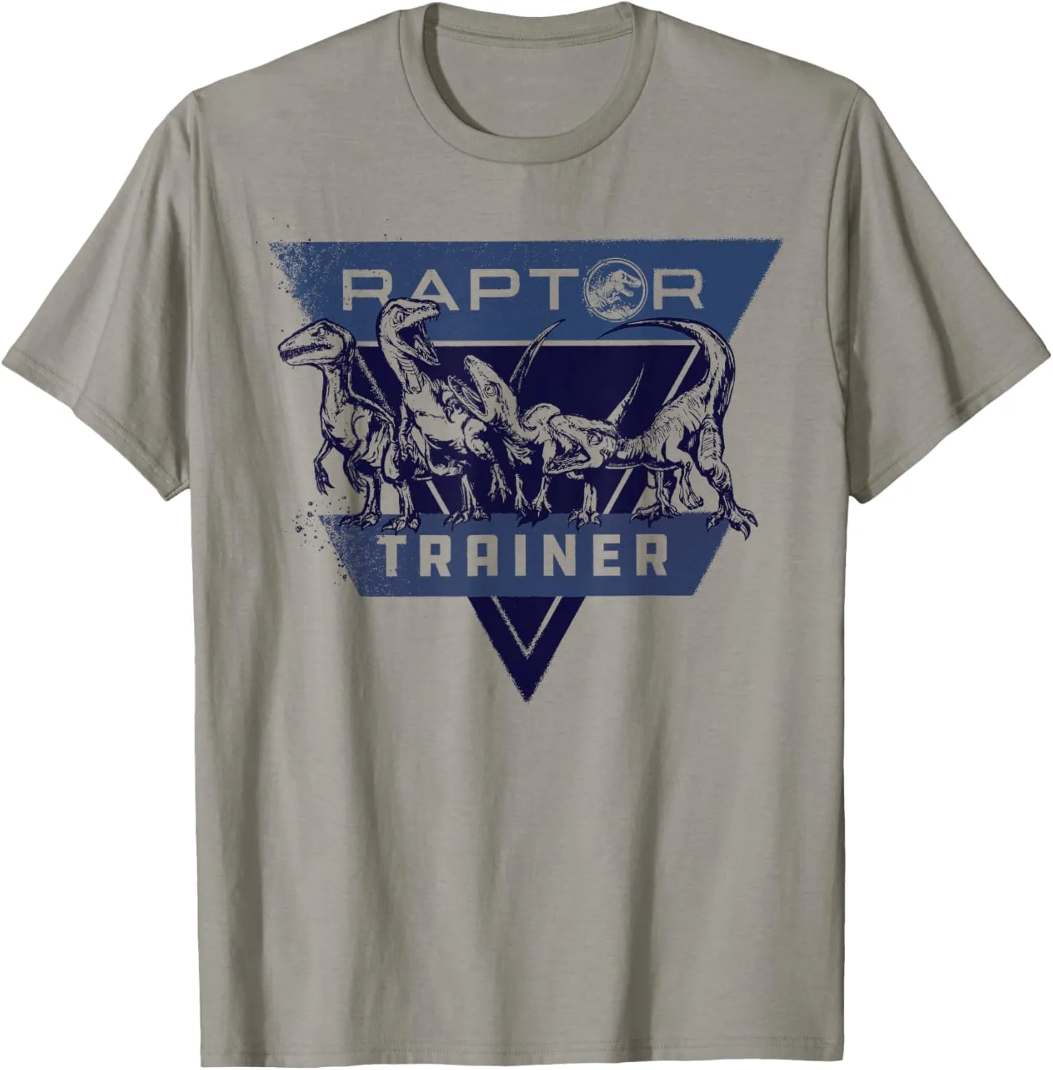 Jurassic World Two Raptor Trainer Shield Graphic T-Shirt T-Shirt